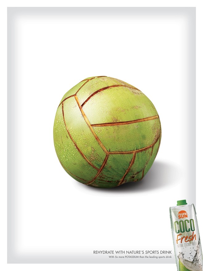 自然之饮，椰动时刻——解构Coco Fresh运动饮料海报设计背后的创意密码